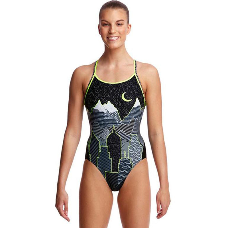 Funkita - Moonlighting - Ladies Diamond Back One Piece