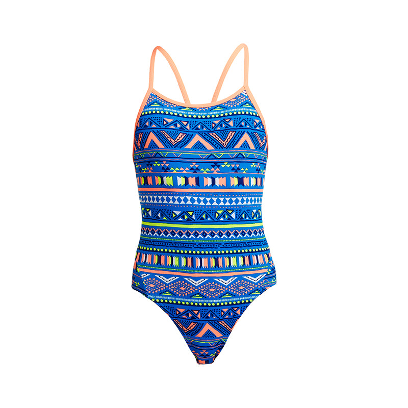 Funkita - My Tribe - Girls Diamond Back One Piece