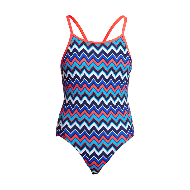 Funkita - Nautical Mile - Girls Diamond Back One Piece