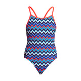 Funkita - Nautical Mile - Girls Diamond Back One Piece