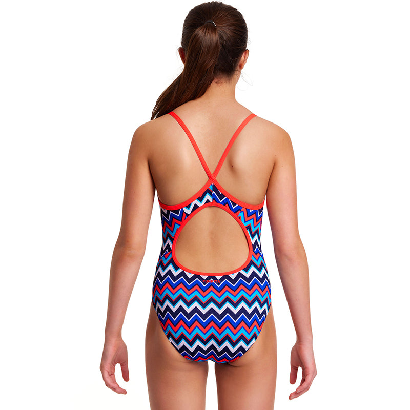 Funkita - Nautical Mile - Girls Diamond Back One Piece