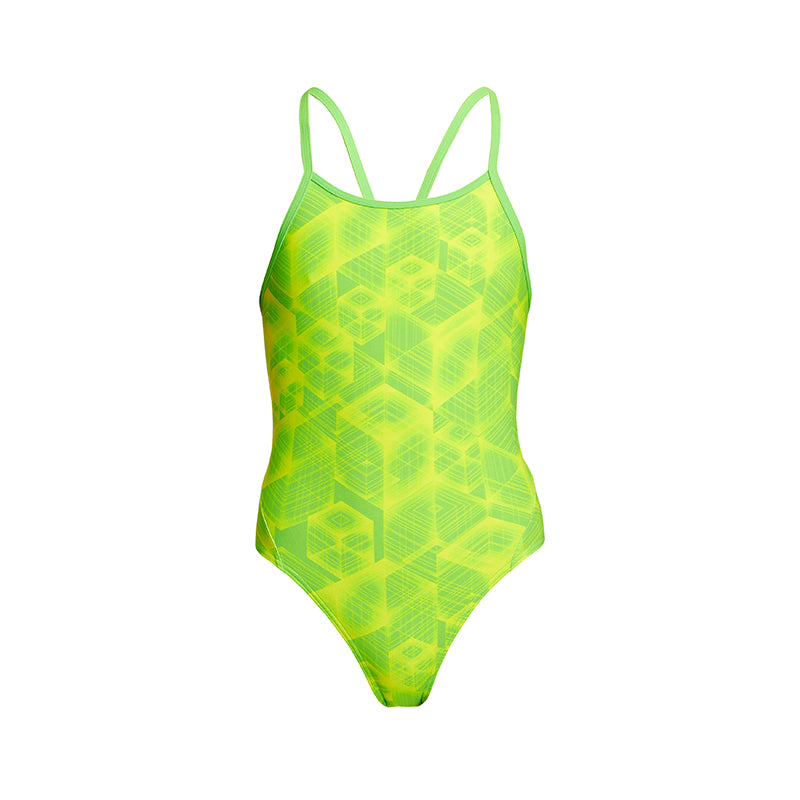 Funkita - Neon Orbiter - Girls Diamond Back One Piece