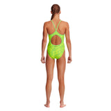 Funkita - Neon Orbiter - Girls Diamond Back One Piece