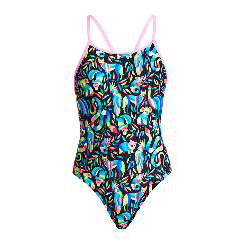 Funkita - Night Life - Girls Eco Diamond Back One Piece