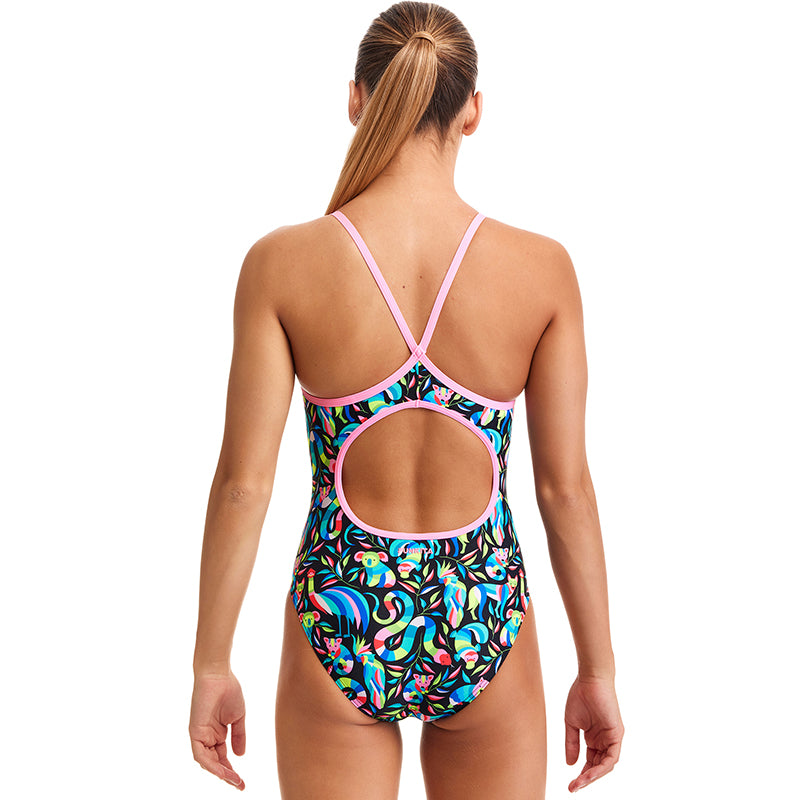 Funkita - Night Life - Girls Eco Diamond Back One Piece