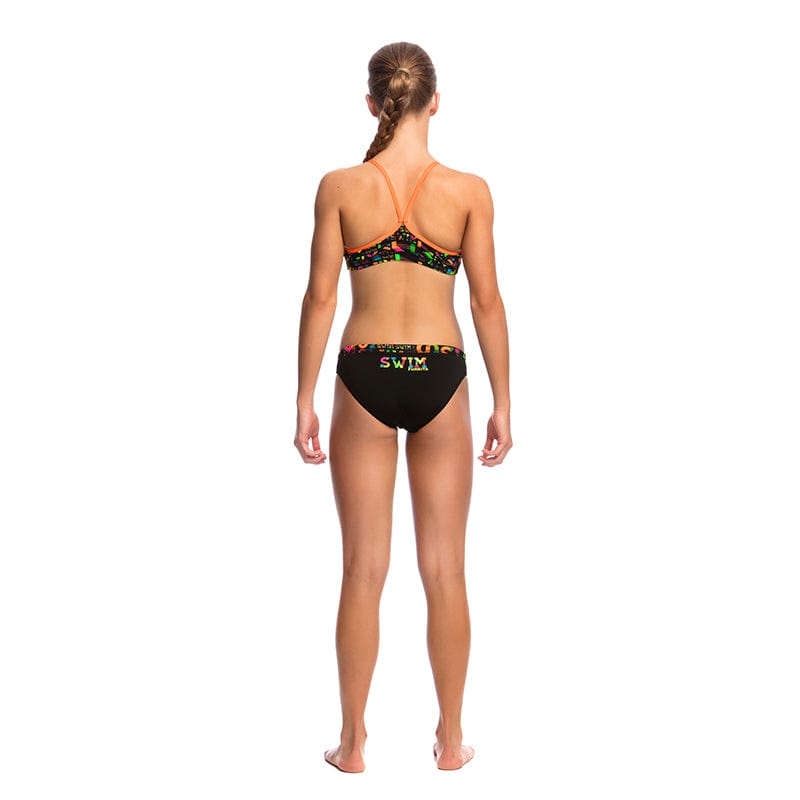 Funkita - Night Swim - Girls Racerback Two Piece