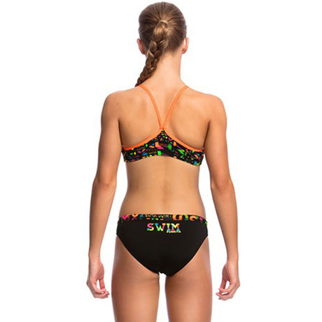 Funkita - Night Swim - Girls Racerback Two Piece
