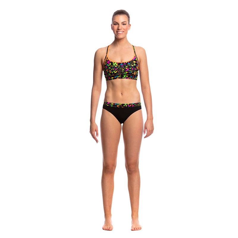 Funkita - Night Swim - Ladies Bikini Sports Top
