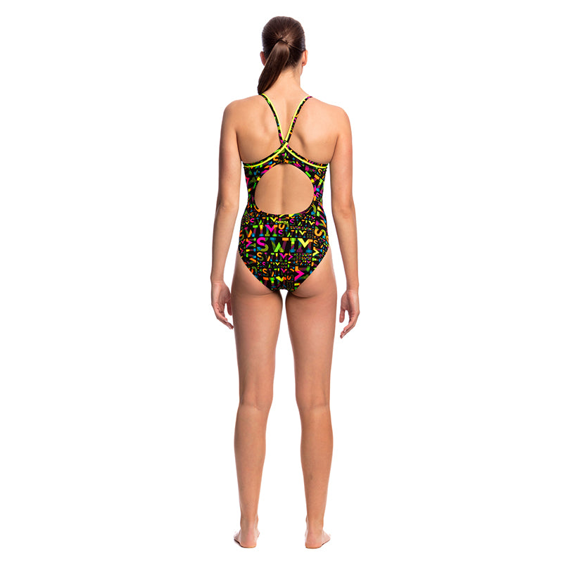 Funkita - Night Swim - Ladies Diamond Back One Piece