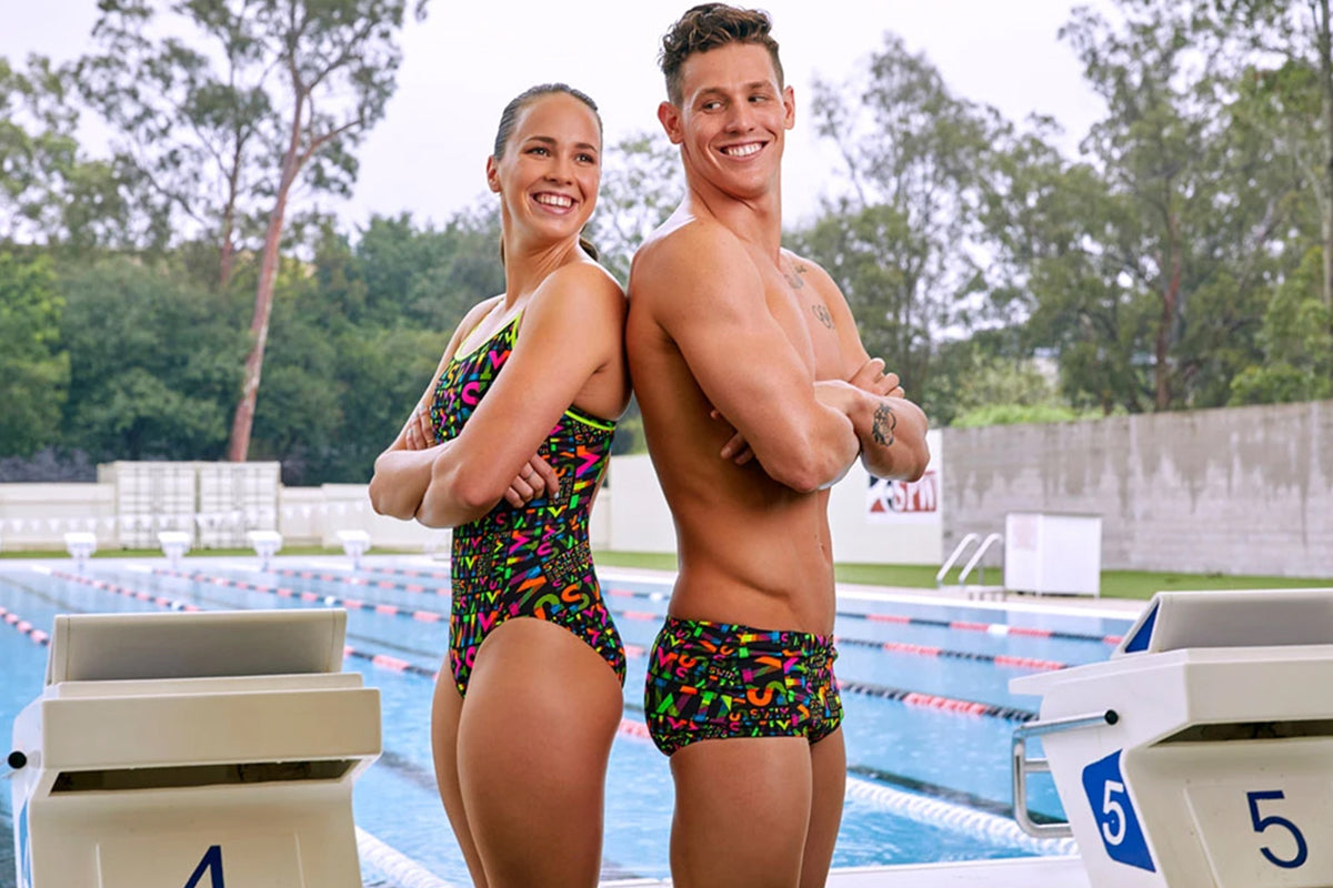 Funkita - Night Swim - Ladies Diamond Back One Piece