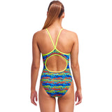 Funkita - No Cheating - Girls Eco Diamond Back One Piece