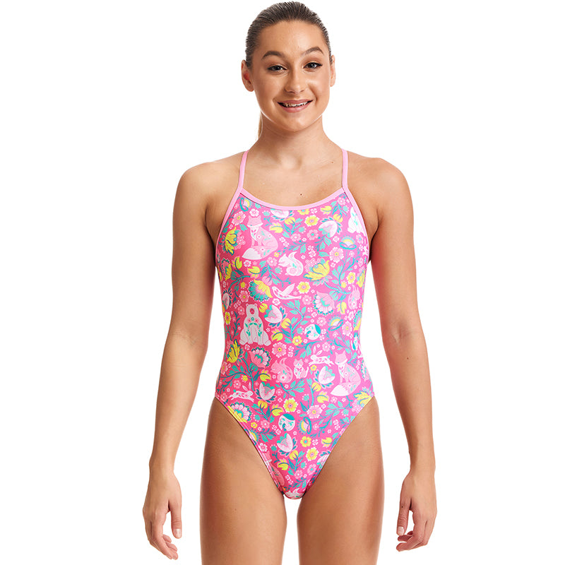 Funkita - Nursery Rhyme - Girls Single Strap One Piece