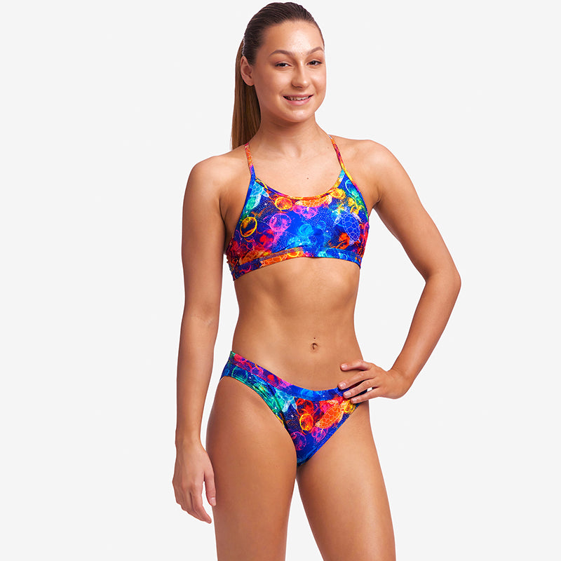 Funkita - Ocean Galaxy - Girls Racerback Two Piece