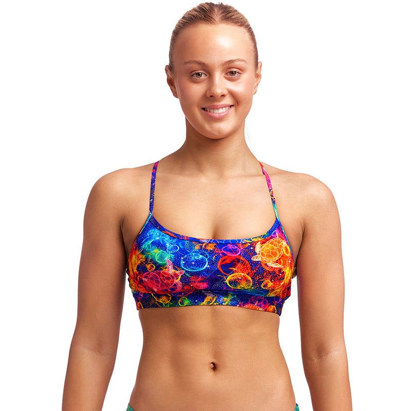 Funkita - Ocean Galaxy - Ladies Swim Crop Top