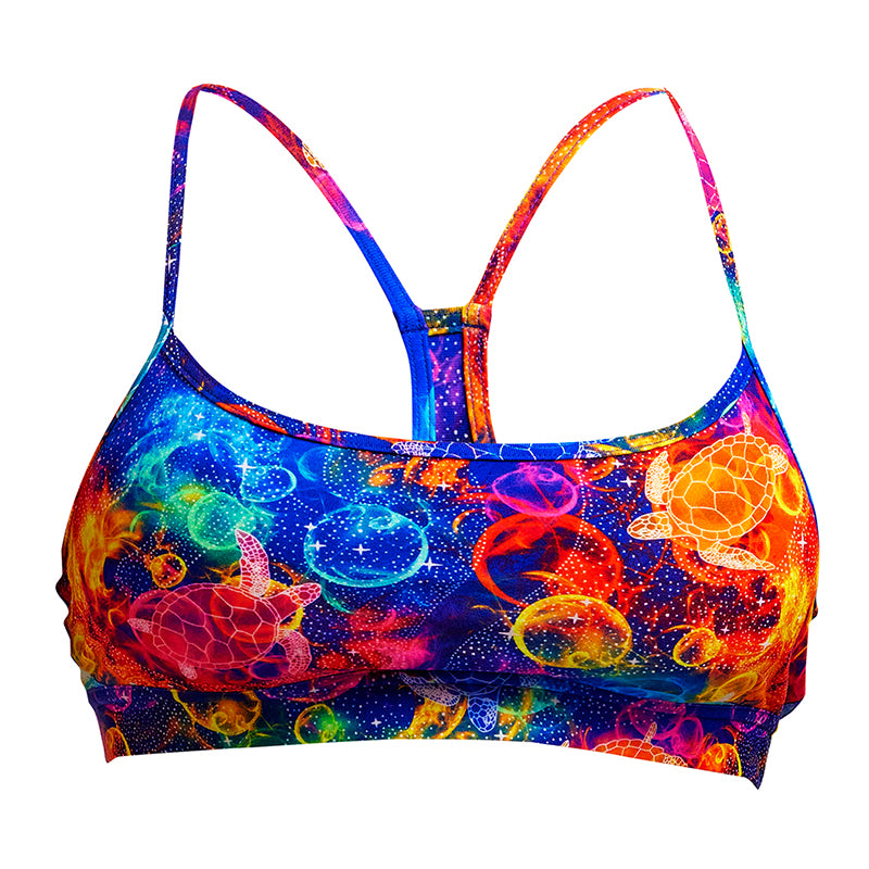 Funkita - Ocean Galaxy - Ladies Swim Crop Top