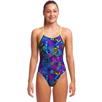 Funkita - Oyster Saucy - Girls Diamond Back One Piece