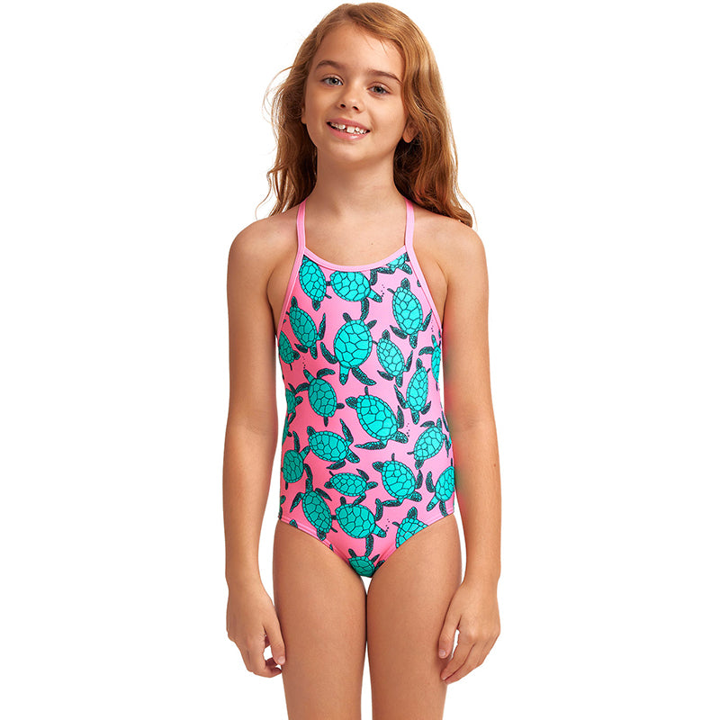 Funkita - Paddling Pink - Toddler Girls Printed One Piece