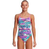 Funkita - Palm Cove - Girls Eco Single Strap One Piece