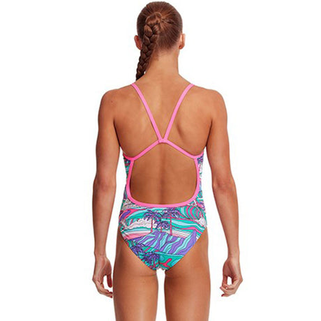 Funkita - Palm Cove - Girls Eco Single Strap One Piece