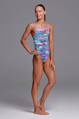 Funkita - Palm Cove - Girls Eco Single Strap One Piece