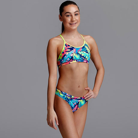 Funkita - Palm Off - Girls Eco Racerback Two Piece