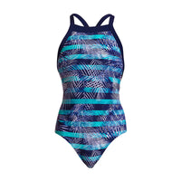 Funkita - Palm Pilot - Ladies Sky Hi One Piece