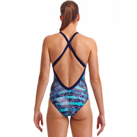 Funkita - Palm Pilot - Ladies Sky Hi One Piece