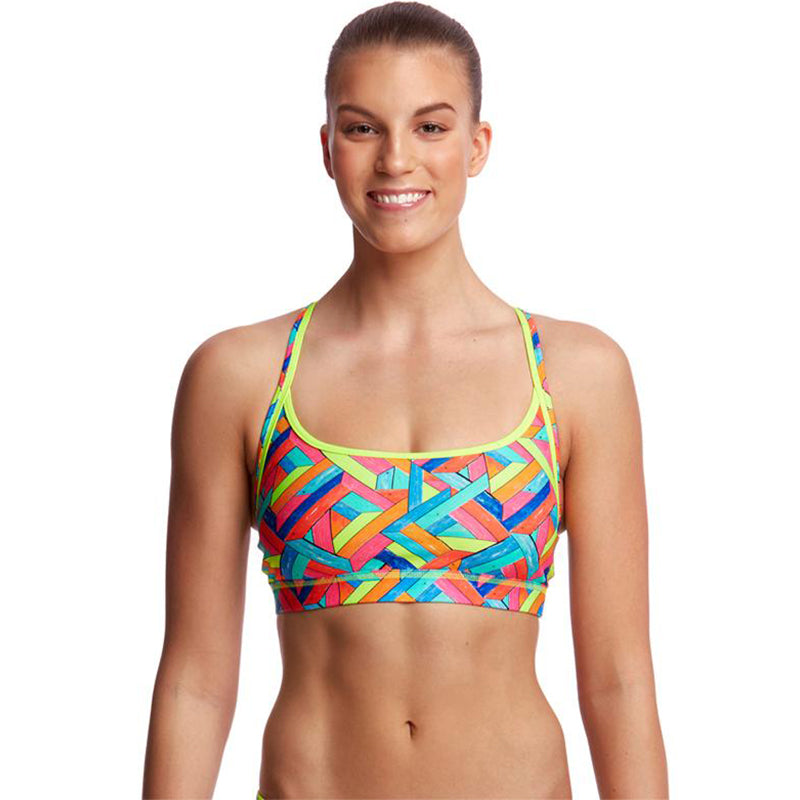 Funkita - Panel Pop - Ladies Bikini Sports Top