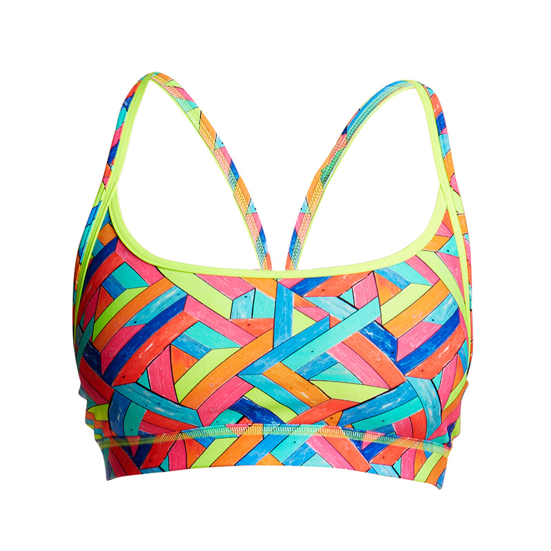 Funkita - Panel Pop - Ladies Bikini Sports Top
