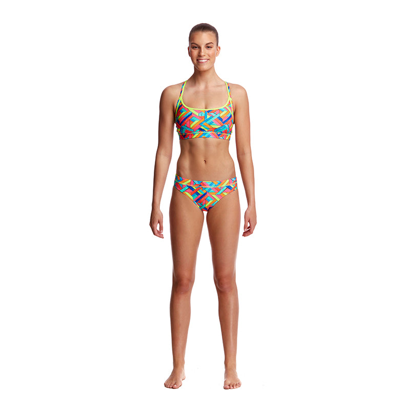 Funkita - Panel Pop - Ladies Bikini Sports Top
