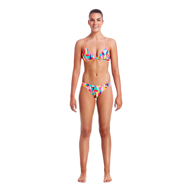 Funkita - Pastel Patch - Ladies Tri Bikini Top