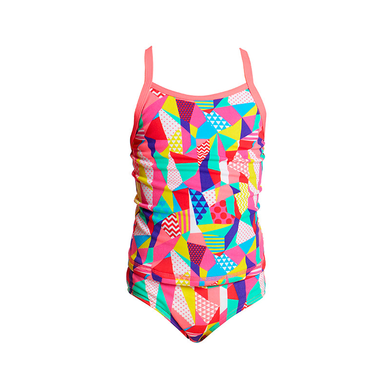 Funkita - Pastel Patch - Toddlers Girls Tankini Two Piece