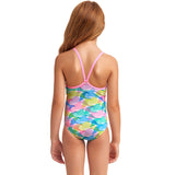 Funkita - Pastel Porpie - Toddler Girls Eco Printed One Piece
