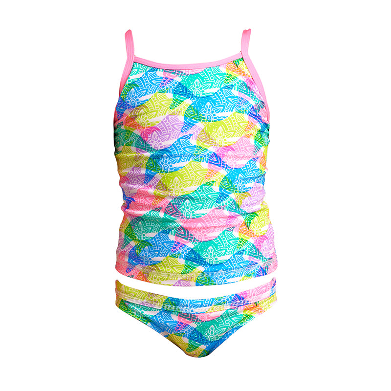 Funkita - Pastel Porpie - Toddler Girls Eco Swim Steady Tankini & Brief