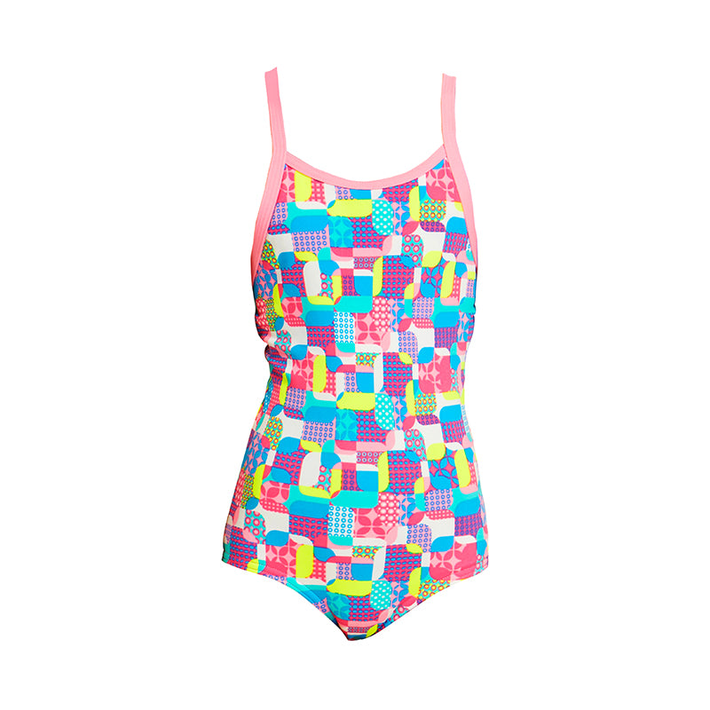 Funkita - Patched Up - Toddler Girl's Printed One Piece