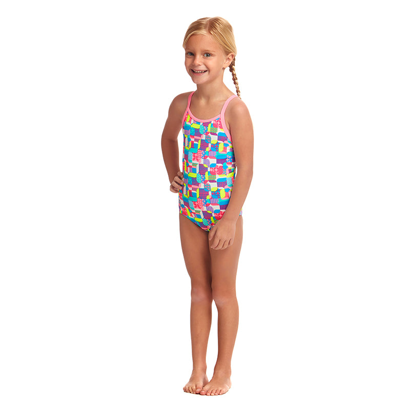 Funkita - Patched Up - Toddler Girl's Printed One Piece