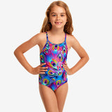 Funkita - Peacock Paradise - Toddlers Girls Printed One Piece