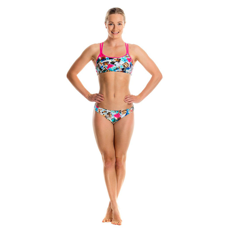 Funkita - Pic Mix - Girls Criss Cross Two Piece