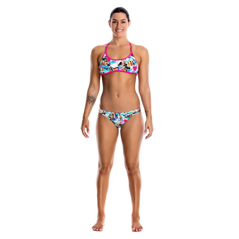 Funkita - Pic Mix - Ladies Tie Down Bikini Top