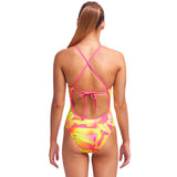 Funkita - Pinged Pink - Girls Tie Me Tight One Piece