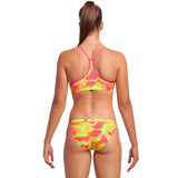 Funkita - Pinged Pink - Ladies Swim Crop Top