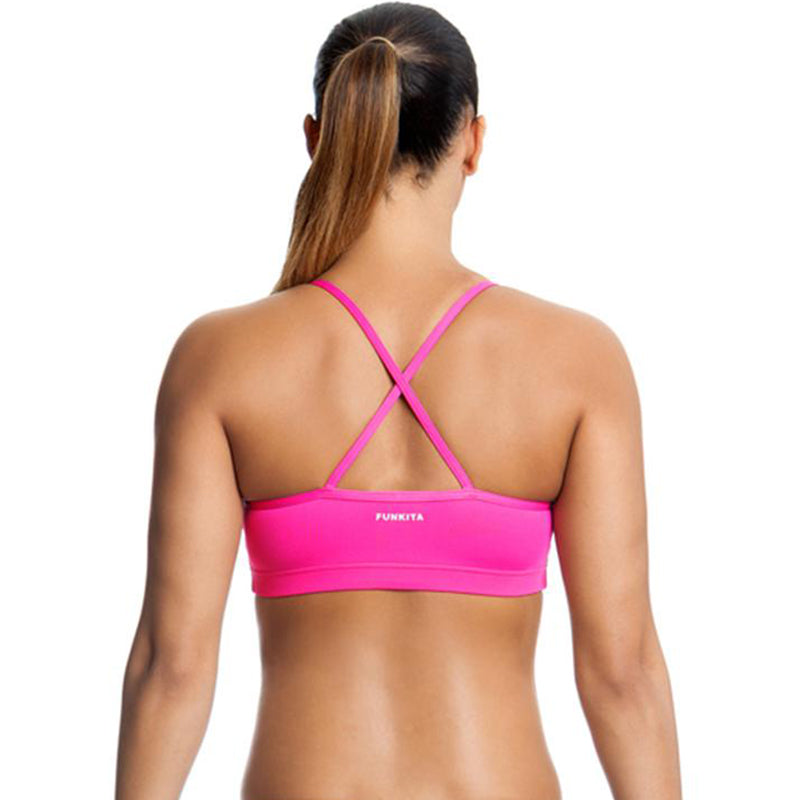 Funkita - Pink Feline Fever - Ladies Crop Top