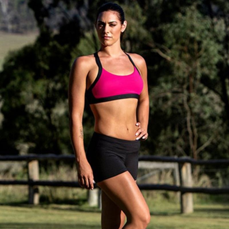 Funkita - Pink - Ladies Get Fit Crop Top