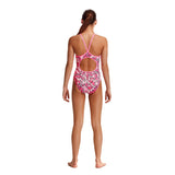 Funkita - Pink Pieces - Girls Diamond Back One Piece