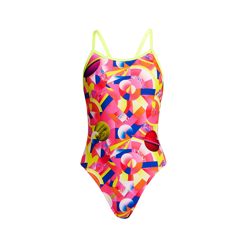 Funkita - Pink Pluto - Girls Single Strap One Piece