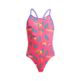 Funkita - Pinky Palm - Girls Eco Diamond Back One Piece