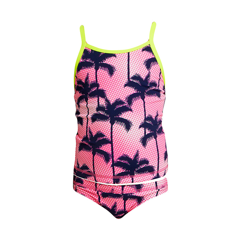 Funkita - Pop Palms - Toddler Girls Swim Steady Tankini & Brief