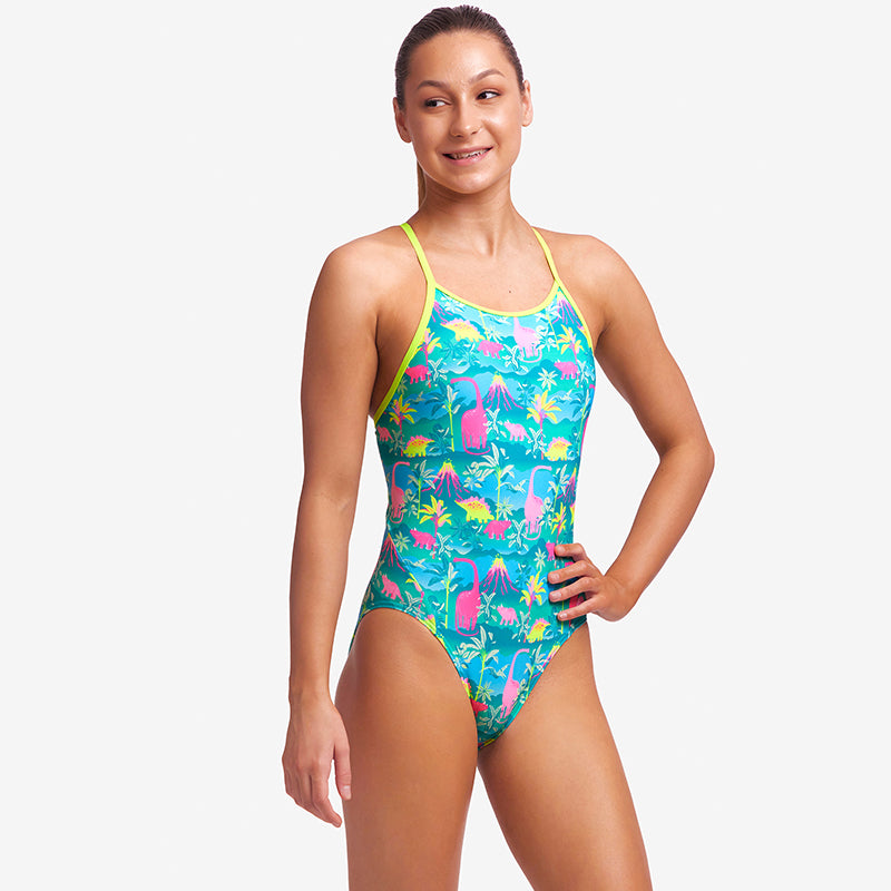 Funkita - Prehistoric Party - Girls Diamond Back One Piece