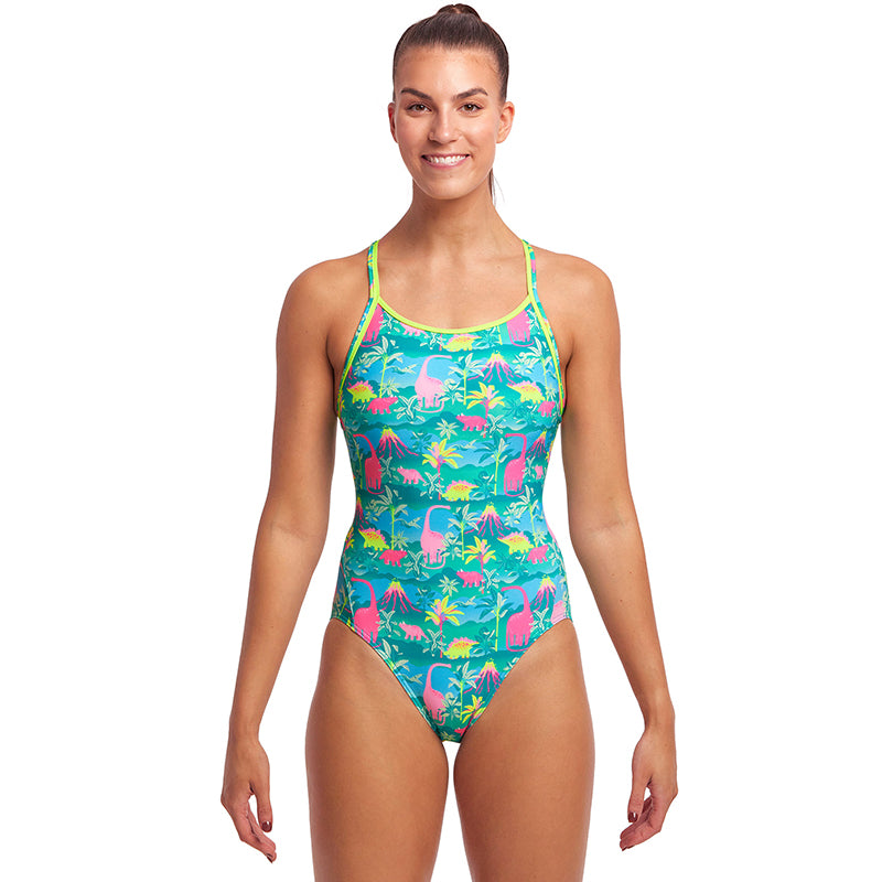 Funkita - Prehistoric Party - Ladies Diamond Back One Piece
