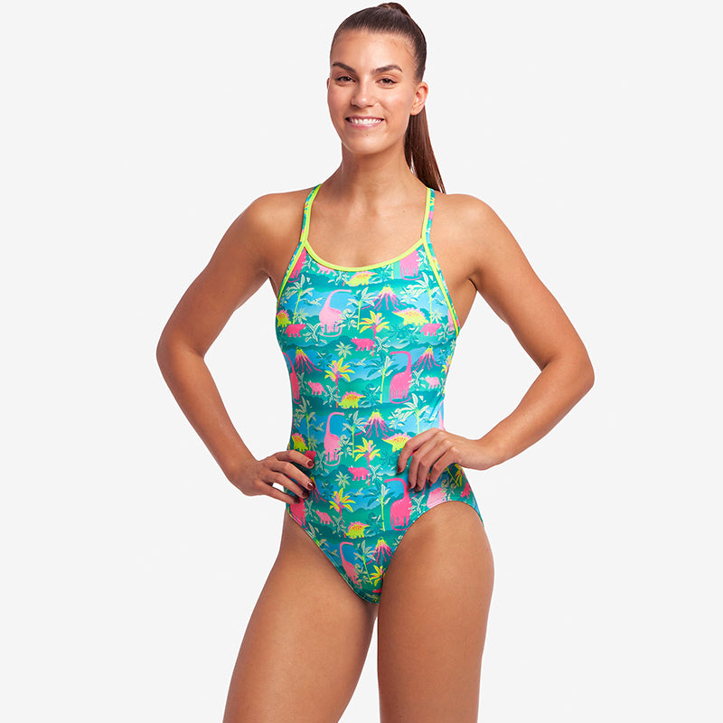 Funkita - Prehistoric Party - Ladies Diamond Back One Piece